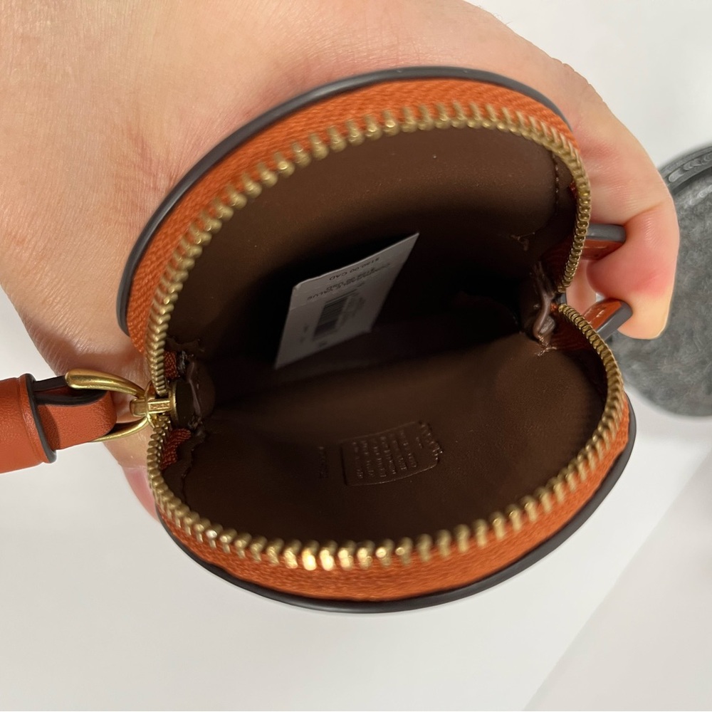 Coach Pumpkin Coin Case CCG22 NWT - Picture 4 of 4